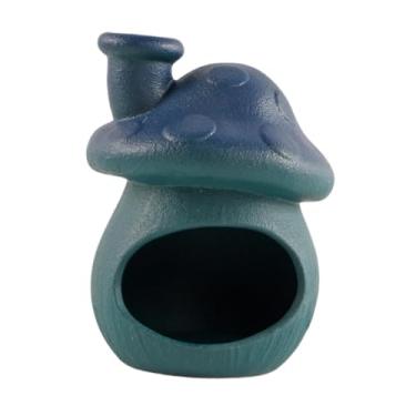 Imagem de FLCPJGV Queimador de Incenso Bakhoor Burner Decorativo Multifuncional Aroma Ornamento Tea Luz de Velulador para Spa de Desktop Da Sala de Livro, Azul, Tamanho real
