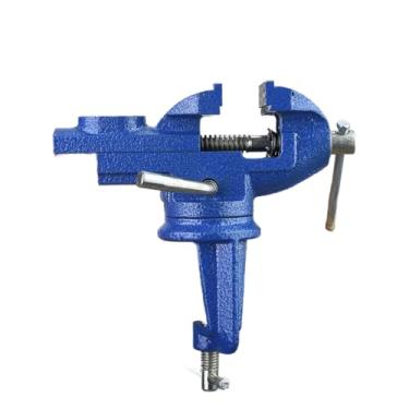 Imagem de Mini Bancada de Bancada, Torno de Bancada de Grampo, Pinça de Mesa de Mesa de Tênis Lisos de Broca Ajustável Pressione Grampo de Mesa Com Bigorna para Jóias, Hardwareclampvise (50mm) (60mm)
