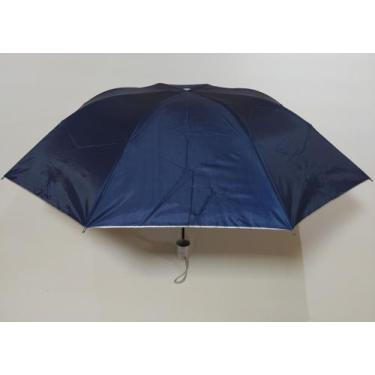 Imagem de Guarda chuva mini UV Protetor solar cor prata - Fascinato