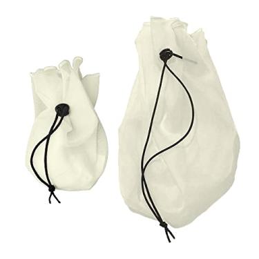 Imagem de Kit Coador Voal Pérola 1 PP + 1 Médio Suco Verde Detox Kefir