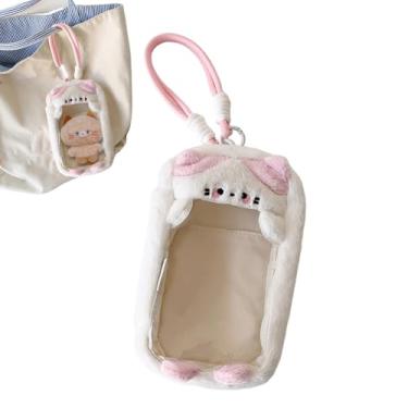 Imagem de Estojo Para Bonecas | Bolsa Portátil Para Miniaturas | Bolsa à Prova de Pó e Pendurável para Colecionáveis Brinquedos Viagem Chaveiros Mochila Moedas