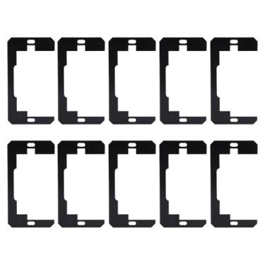 Imagem de 10pcs placa de parede espaçador resistente à água fácil de instalar placa de nivelamento de dispositivo de aço para fixar saída de parede