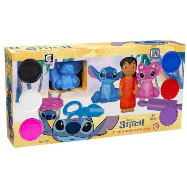 Imagem de Brinquedo Amigos De Massinha Stitch Disney - Cotiplás