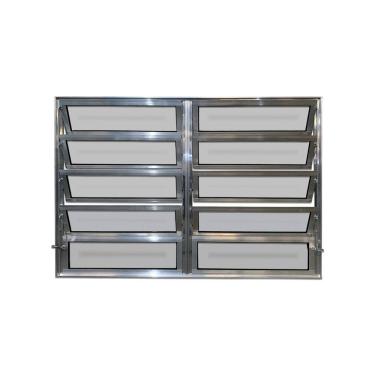 Imagem de Vitro Basculante 2 Seções Brilhante 100x150 Linha 25 Jade