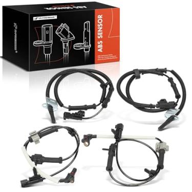 Imagem de A-Premium Sensor de velocidade da roda ABS dianteiro e traseiro 4 peças compatível com GMC, modelos Chevrolet - Savana 3500 4500, Express 3500 4500, 2018, 2.8L 4.3L 6.0L