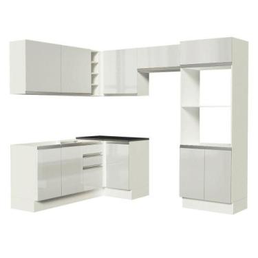 Imagem de Armário De Cozinha Completa Canto Acordes sem Tampo Portas - MADESA