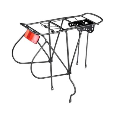 Imagem de Colaxi Suporte para bagageiro traseiro de bicicleta, suporte para bagagem resistente, assento traseiro de bicicleta, para bagagem de carga para equipamentos, Versão com Furo Pequeno