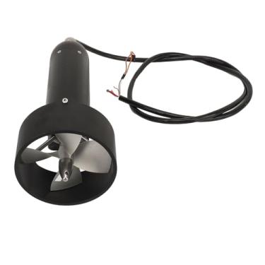 Imagem de KYI 30ET H subaquática subaquática sem escova à prova d'água de 30 kg hélice do propulsor submarino de ligas de alumínio 24 50V para ROVs (CCW)