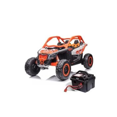Imagem de Carrinho Elétrico Infantil Maverick UTV 24V BATERIA EXTRA (LARANJA)