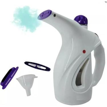 Imagem de Vaporizador Portátil de Roupas Vapor Quente Potente Passe no Cabide Ideal para o Dia a Dia!
