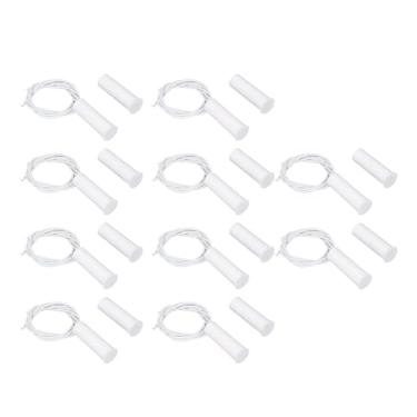 Imagem de Interruptor Magnético Recesso DC100V 10W Normalmente Fechado Retardante De Chama ABS Porta Sensor Janela Reed Switch para de Alarme Controle de Acesso 10 Conjuntos