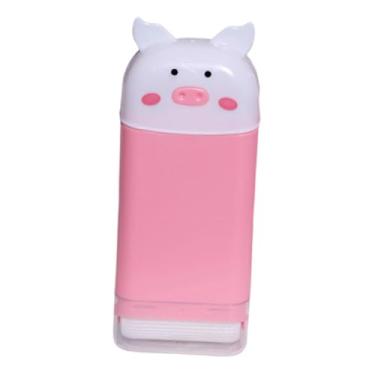 Imagem de YWJLQH Caixa de Sabonete com Estojo de Bolhas de Rolo, Saboneteira Rosa para Academia, Banheiro, Cozinha, Viagem, Casa