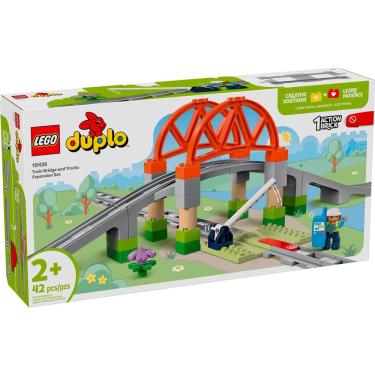 Imagem de Lego Duplo Expansão Ponte e Trilhos 10426 com 42pcs