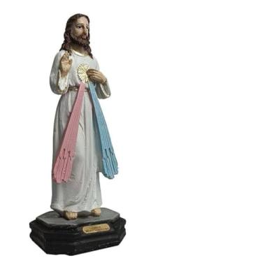 Imagem de Imagem Jesus Misericordioso Resina 15 cm