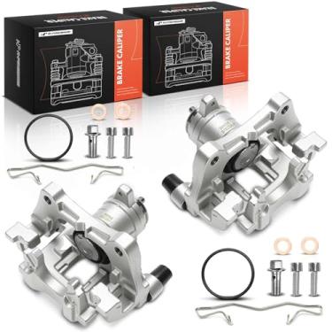 Imagem de A-Premium Pinça de freio adequada para Jaguar XE 2016-2020 XF Land Rover Discovery Sport Land Rover Range Rover Evoque, com suporte, um lado, 1 pistão, traseira esquerda e direita, um conjunto de 2