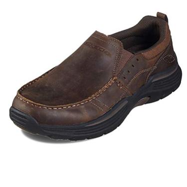 Imagem de Skechers Sapato masculino de couro sem cadarço Sevenoleather, CD, 42