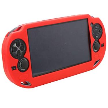 Imagem de RDFJ Vita1000 Capa protetora de silicone completa para PSVita1000 (vermelha)