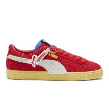 Imagem de PUMA Ferrari Suede x JV Tênis masculino, Vermelho/branco/azul, 42