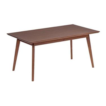 Imagem de Mesa de Jantar Retangular 160cm X 75cm Ecograndis Vertice Nozes