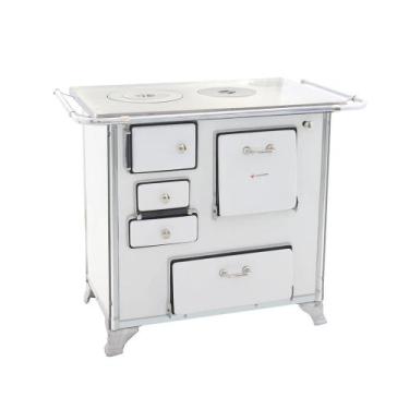 Imagem de Fogão a Lenha Venâncio Nº1 Gabinete Branco Sem Tampa Lado Direito 1GDB