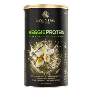 Imagem de Veggie Protein Baunilha 450g Essential Nutrition, Baunilha