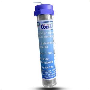 Imagem de Tubo de Solda compatível com Estanho 1mm 63x37 Cobix 22g
