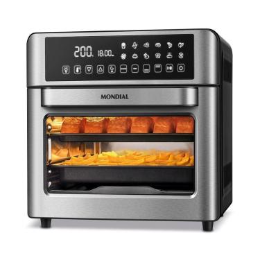 Imagem de Fritadeira Air Fryer Forno Oven Mondial Digital AFO-25L-BI 25L 2000W Preto Com Inox 110V