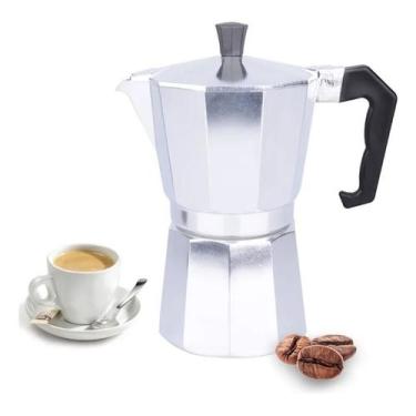 Imagem de Cafeteira Moka Express Italiana Aço Café ate 9 Xícaras - Fratelli