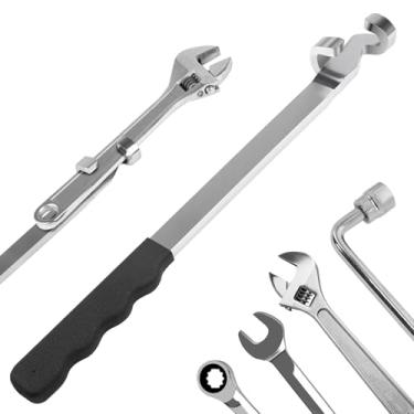 Imagem de CNSPEED Barra de ferramentas extensora de chave, extensão de chave adaptadora de torque, extensão de chave extralonga de 38 cm com alça antiderrapante, alavancagem máxima - multiplicador de torque