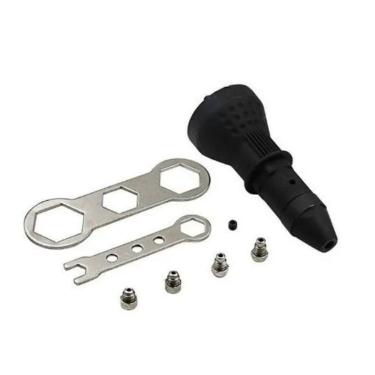 Imagem de Rebitador Rebitadeira Adaptador Parafusadeira Preto J1245
