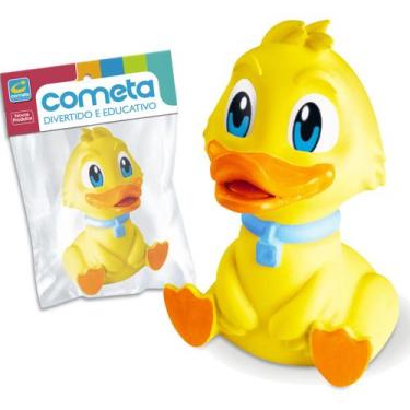Imagem de Patinho Soft Animal de Brinquedo P/ Bebês, Mordedor Macio - Cometa Bri