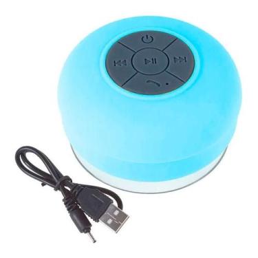 Imagem de Mini Caixa De Som À Prova D'Água Bluetooth Usb ul Ciano - Speaker