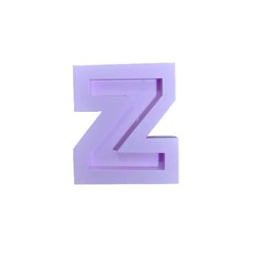 Imagem de R189 Molde de silicone letra Z resina decorar - confeitaria dos moldes