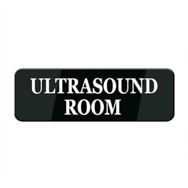 Imagem de Jeelas Placa de ultrassom para quarto, placa autoadesiva para porta ou parede, 9 x 20 cm, instalação rápida e fácil, design acrílico premium para seu escritório em casa/empresa