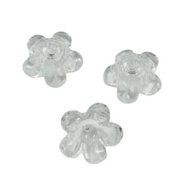 Imagem de Miçanga Botão Flor 5 Pétalas 24mm 30pçs Artesanato Biju 60g - Macall
