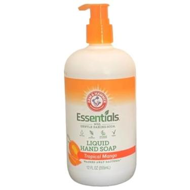 Imagem de Arm & Hammer Essentials com bicarbonato de sódio suave, sabonete líquido para as mãos, 340 ml (manga tropical)