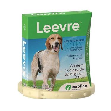Imagem de Coleira Repelente Ourofino Leevre Antipulgas 63cm - Ouro Fino