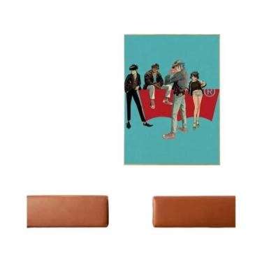 Imagem de Adesivo De Pôster De Papel Kraft Vintage Gorillaz Hip Hop, Decoração D