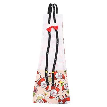 Imagem de GLOGLOW Fraldas de pássaro, estilo natalino, laváveis, reutilizáveis, fraldas, pássaros macios, trajes de voo, para papagaios pequenos, médios e grandes (bege M)