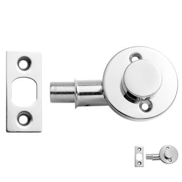 Imagem de Fecho Tipo Batom Stam Linha Ferraggio Trinco Pega Ladrão Para Portas e Janelas Segurança e Durabilidade