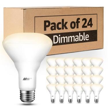 Imagem de Lâmpada LED Mastery Mart BR30 10W (pacote com 24) 2700K branca macia