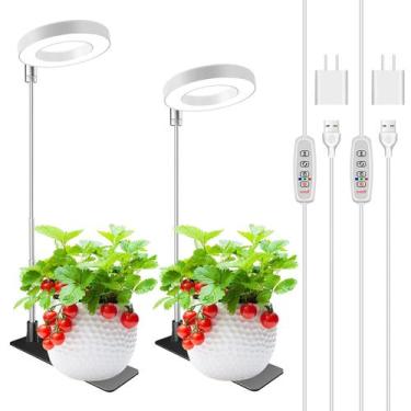 Imagem de Pacote com 2 Grow Lights Kullsinss Halo Full Spectrum para plantas de 
