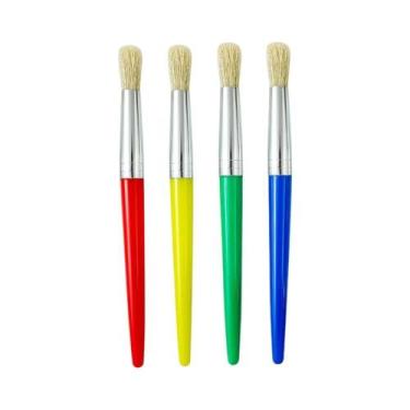 Imagem de Pincéis De Pintura a Óleo E Aquarela Acrílica Para Estudantes, 4 Unida