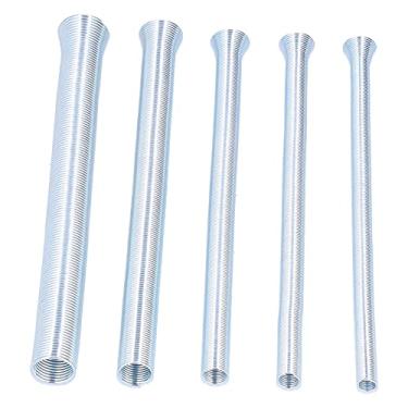 Imagem de Dobradores de Tubo de Mola de 5 Unidades, Ferramenta de Dobra de Tubo 1/4 5/16 3/8 1/2 5/8 de Polegada Kit Dobrador de Tubo para Cobre Macio, Latão, Alumínio e Tubos de Aço de