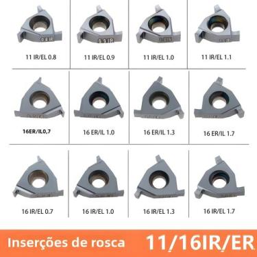 Imagem de Ferramenta De Torneamento Com Inserto De Carboneto 16IR, Haste Hexagon
