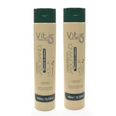 Imagem de Shampoo 300ml e Condicionador 300ml Jaborandi Antiqueda Anticaspa para Cabelos Oleosos