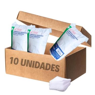 Imagem de Compressa De Gaze 13 Fios Não Estéril 2400 gramas C/10 unidades