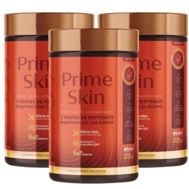 Imagem de Kit 3x Prime Skin Blend Colágeno Verisol e Morikol (240g) - Rejuv