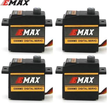 Imagem de Servo Digital De Rolamento Duplo EMAX ES09MD Para Helicóptero TREX Ali