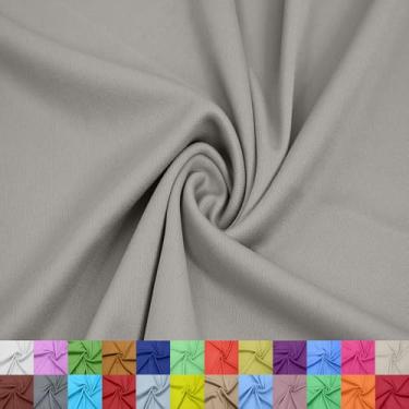 Imagem de Stylish Fabric Tecido interloque 100% poliéster – Malha dupla macia – 152 cm de largura – Leve 107 GSM – Ideal para vestuário, roupa ativa, forro e bricolage – Vendido por The Yard, tela #234 5 jardas